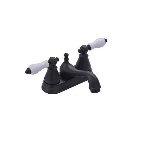 Fauceture FSY3605PL English Classic Two Handle 4" Centerset Lavatory Faucet, Oil Rubbed Bronze