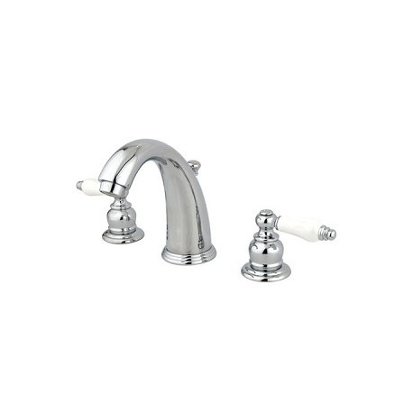 Kingston Brass GKB981PL Water Saving English Country Widespread Lavatory Faucet, Chrome