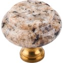 Top Knobs M129C Giallo Veneziano Granite 1-3/8"