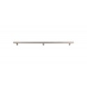 Top Knobs SSH Stainless Hollow Bar Pull (3 Posts), Brushed Stainless Steel