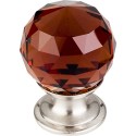 Top Knobs TK12 Wine Crystal Knob