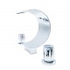 Dyconn BTF47-CHR Swallow 4 Hole Roman Tub Filler W/ Matching Hand Shower For Tub & Jacuzzi