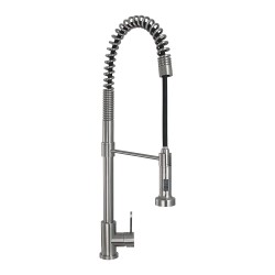 BOANN BNYKF-C07S Charlize 27-Inch Flexible 304 Stainless Steel Kitchen Faucet