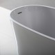 Dyconn DYF-WTM02803-NM Benerento 5.7 ft. Acrylic Slipper Flatbottom Non-Whirlpool Bathtub with Oval in White