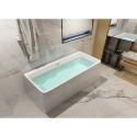 Dyconn DYF-WTM02502SR Treviso 5.5 ft. Acrylic Slipper Flatbottom Non-Whirlpool Bathtub in White