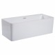 Dyconn DYF-WTM02851 L/R Matera 5.5 ft. Acrylic Slipper Flatbottom Non-Whirlpool Bathtub in White