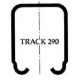 Pemko 290/_ Track for Sliding and Folding Doors