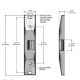 Von Duprin 6300 Series Surface Mount Electric Strike for rim exit devices Satin Stainless Steel