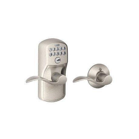 Schlage FE575 PLY 620 ACC KA PLY ACC Plymouth Keypad Entry Lock w/ Accent Lever & Auto-Lock