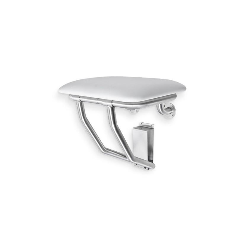 AJW U934 Retractable ADA Compliant Surface Mounted Shower Seat with