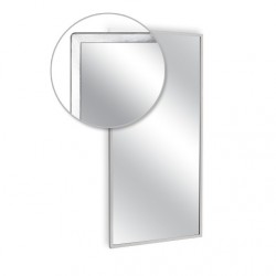 AJW U7008B-1624 16"W x 24"H Angle Frame Mirror