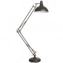 Dainolite 120F 120F-BK 1Lt Adjustable Floor Lamp