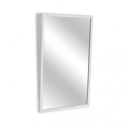 AJW U7048B-1836 18"W x 36"H Fixed Tilt Angle Frame Mirror