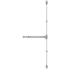 Value Brand 9000 Heavy-Duty Grade 1 Architectural Surface Vertical Rod Exit Device, Finish- Satin Stainless Steel