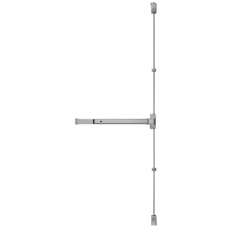 Value Brand 9400B 9000 Heavy-Duty Grade 1 Architectural Surface Vertical Rod Exit Device, Finish- Satin Stainless Steel