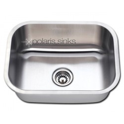 Polaris P8132 Undermount Single Bowl Stainless Steel Sink