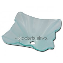 Polaris P116 Frosted Glass Vessel Sink