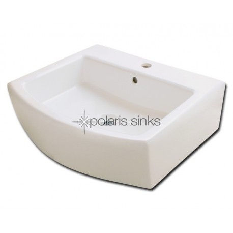 Polaris PV003B Bisque Porcelain Vessel Sink