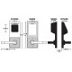 Alarm Lock DL2800/10B Trilogy T2 Cylindrical Keyless Electronic Keypad Lock, Straight Lever