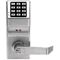 Alarm Lock DL2875IC/26D-R DL2800IC Trilogy T2 Cylindrical Keyless Electronic Keypad Lock, Finish-Satin Chrome