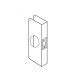 DON JO 3-S-CW 1-CW Wrap Around Plates for Cylindrical Door Locks with 2-1/8" Hole