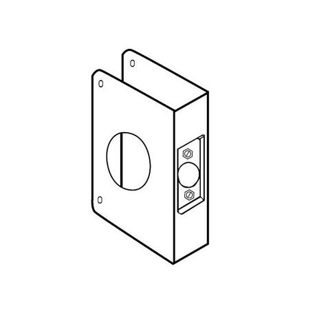 Don-Jo 8-CW 8-PB-CW Wrap Around For Deadbolts with 1 1/2" hole