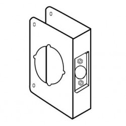 Don-Jo 51-CW Wrap Around For Cylindrical Door Locks with 2-1/8" Hole