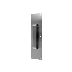Don-Jo 7037 Pull Plate W / Half Round Pull 6"
