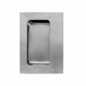 Don-Jo 1848-630 Flush Cup Pull, Finish-Satin Stainless Steel