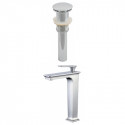 American Imaginations AI-23438 Deck Mount CUPC Approved Brass Faucet Set In Chrome Color - Drain Incl.