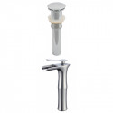 American Imaginations AI-23442 Deck Mount CUPC Approved Brass Faucet Set In Chrome Color - Drain Incl.