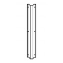 Don-Jo 85 Vertical Rod Protector, Satin Stainless Steel Finish