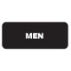 Don-Jo HS-9070-46-MEN Filler Plates, Mounting Tabs & Signs for Title 24 Signs, Blue Finish