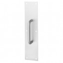 Rockwood 102 102 x 70B-10B/613 x 70B Commercial Door Standard Gauge Pull Plate - 5/8" Diameter x 51/2" CTC