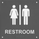 Rockwood BF686 BF686-4/606 BF Series ADA Bathroom Restroom Sign