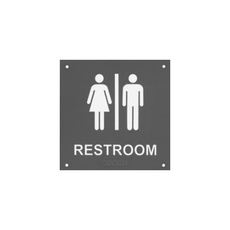 Rockwood BF686 BF686-3/605 BF Series ADA Bathroom Restroom Sign