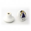Capitol Cabinet Hardware Ceramic Cabinet Knob Pull with Painted Jump Rope Girl