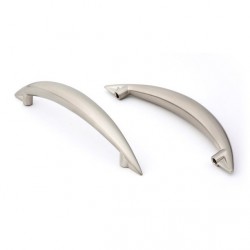 Capitol Cabinet Hardware Satin Nickel Contemporary Metal Cabinet Handle Arch Design 96mm Drawer Pull