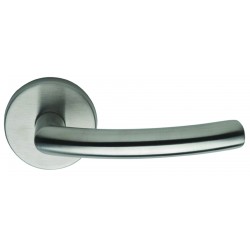 Omnia 47/00 Modern Curved Stainless Steel Latchset