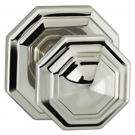 Omnia 201/00.PD10 Interior Traditional Knob Latchset - Solid Brass