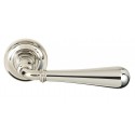 Omnia 918 Interior Traditional Lever Latchset - Solid Brass