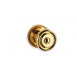 Omnia 430 Interior Traditional Knob Latchset - Solid Brass