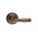 Omnia 944/55 Sophisticated Solid Brass Leverset w/2-3/16" (55mm) Dia. Rose