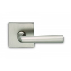 Omnia 2368S Exterior Modern Mortise Lockset Sectional Rose (Square) w/ Lever