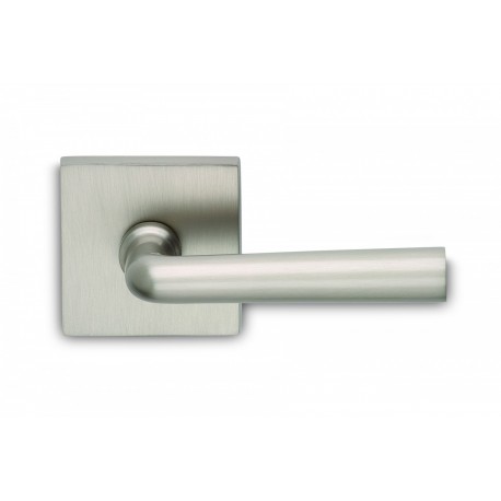 Omnia 2368SEW00L10B0 Exterior Modern Mortise Lockset Sectional Rose (Square) w/ Lever