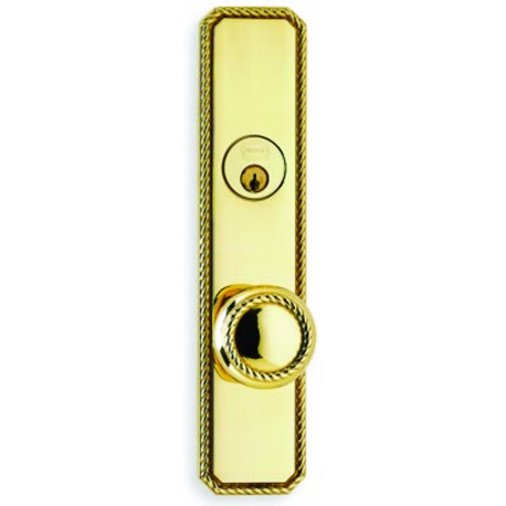 Omnia D24441AC00.34.4 KA0 Victorian Rope Door Knob Entry Door Locksets
