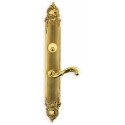 Omnia D50251PD00L4 KA0 Ornate Decorative Lever Entry Door Locksets