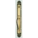 Omnia AMAGANSETT 251 Exterior Ornate Mortise Entrance Handleset Lockset - Solid Brass