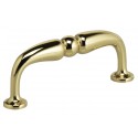 Omnia 9431/76 Pull 3" Solid Brass Cabinet Hardware