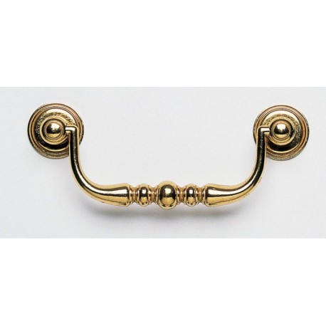 Omnia 9440-100 Solid Brass Pull Cabinet Hardware